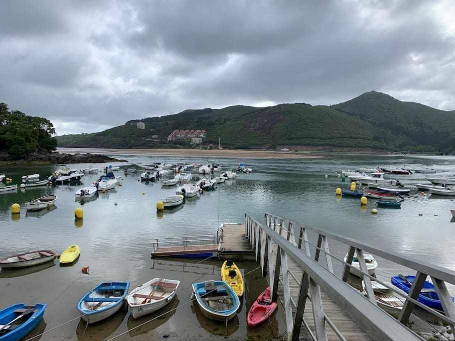 ベルメオArostegi Etxea Bonito Piso Junto Al Puertoアパートメント エクステリア 写真